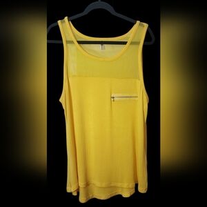 Yellow Tank Blouse